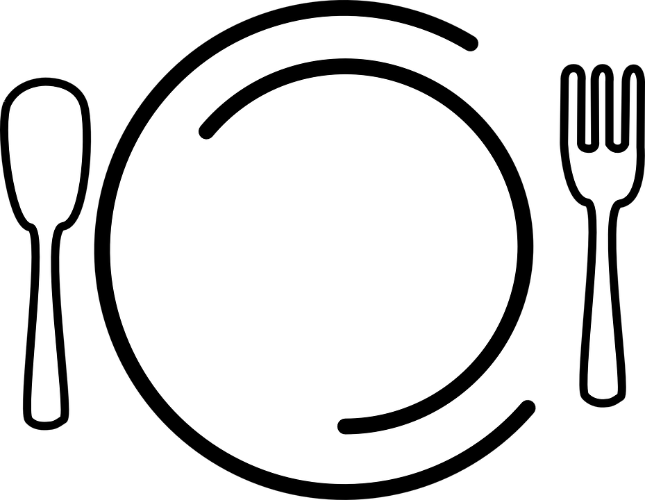 Dinner Plate Clipart Transparent Food Logo No Background Full Size Png Download Seekpng