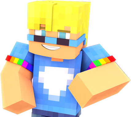 Support Lgbt - - Minecraft Player Png (427x381), Png Download