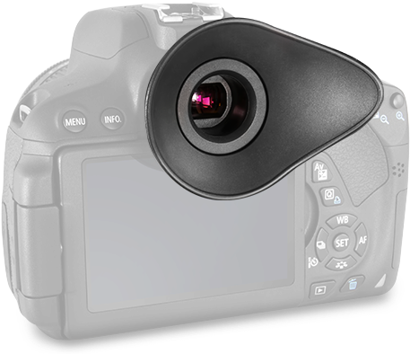 Rubber Eyepiece Eyecup For Dslr Cameras - Digital Camera (500x420), Png Download