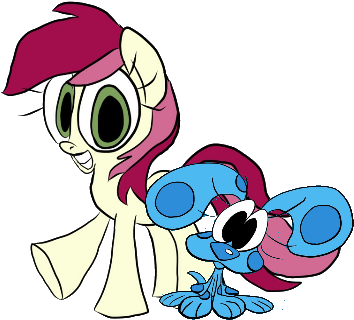 Jared33, Blue's Clues, Crossover, Roseluck, Safe - Cartoon (620x451), Png Download