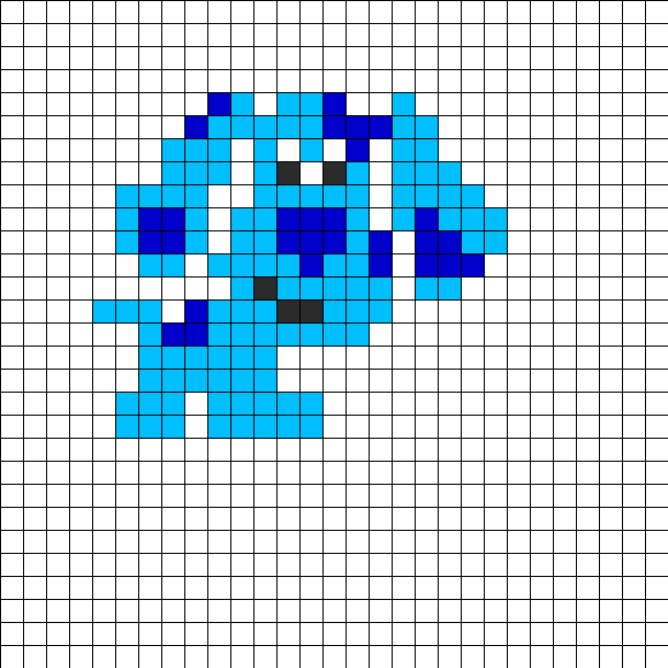 Blues Clues Perler Bead Pattern / Bead Sprite - Blues Clues Perler Bead (609x609), Png Download