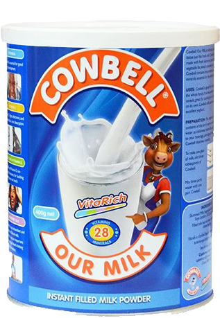 Cowbell Milk Tin- 400g - Cowbell (600x600), Png Download