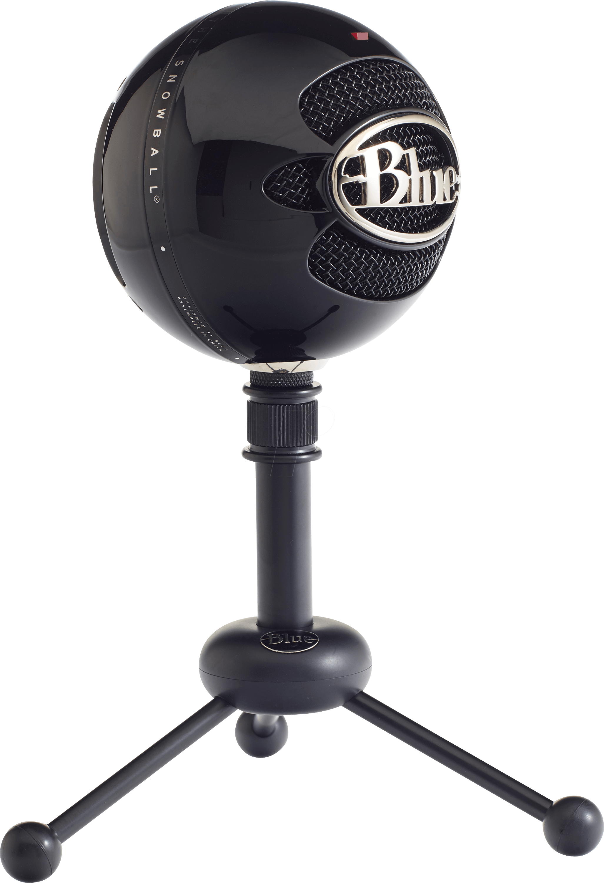Blue Micro Mikrofon Usb Snowball Glossy Black At Reichelt - Blue Microphones (2053x2999), Png Download