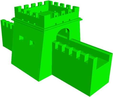 Great Wall Of China Tower - Great Wall Of China 3d (680x500), Png Download