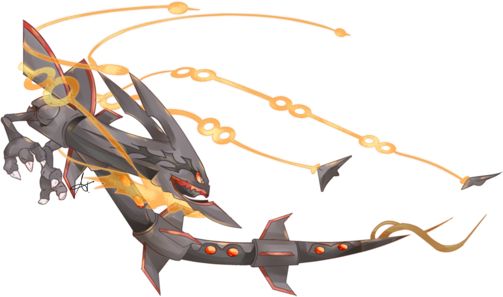 Rayquaza Transparent Shiny Mega Banner Library - Charizard (1024x604), Png Download