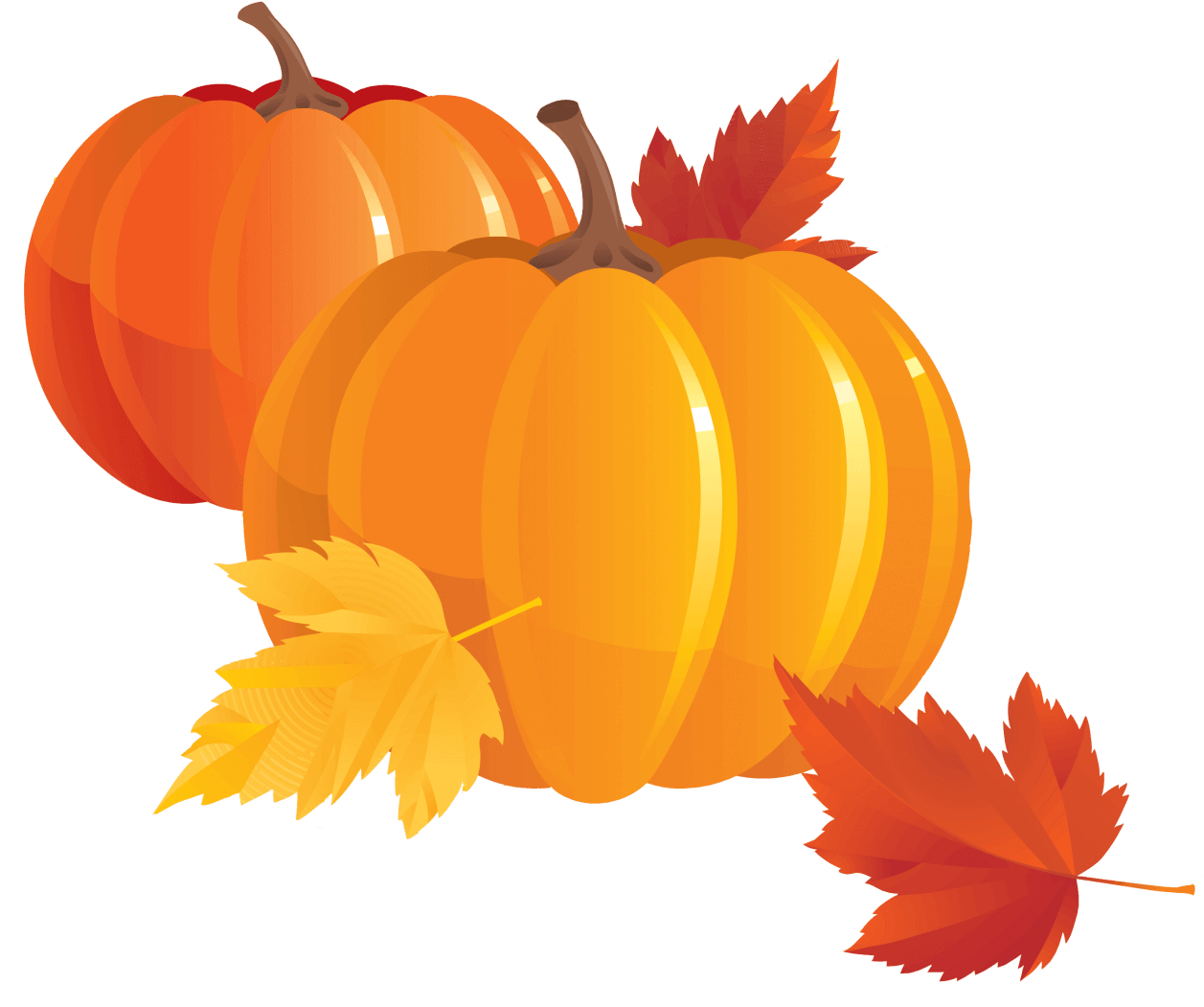 Fall Pumpkin Clipart - Pumpkin Png (1280x1085), Png Download