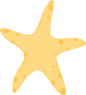 Public Domain - Mycutegraphics Starfish (346x383), Png Download
