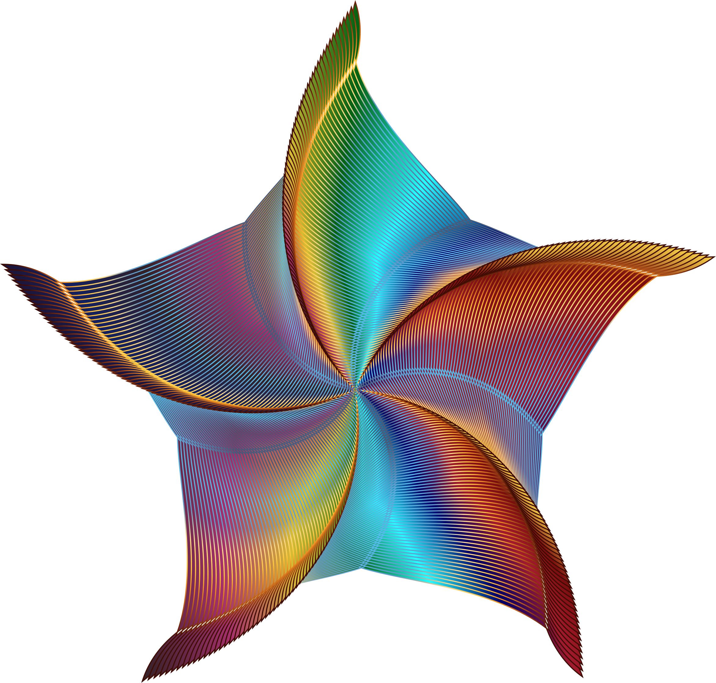Starfish Clipart Vector - Public Domain Clipart Stars (2342x2235), Png Download