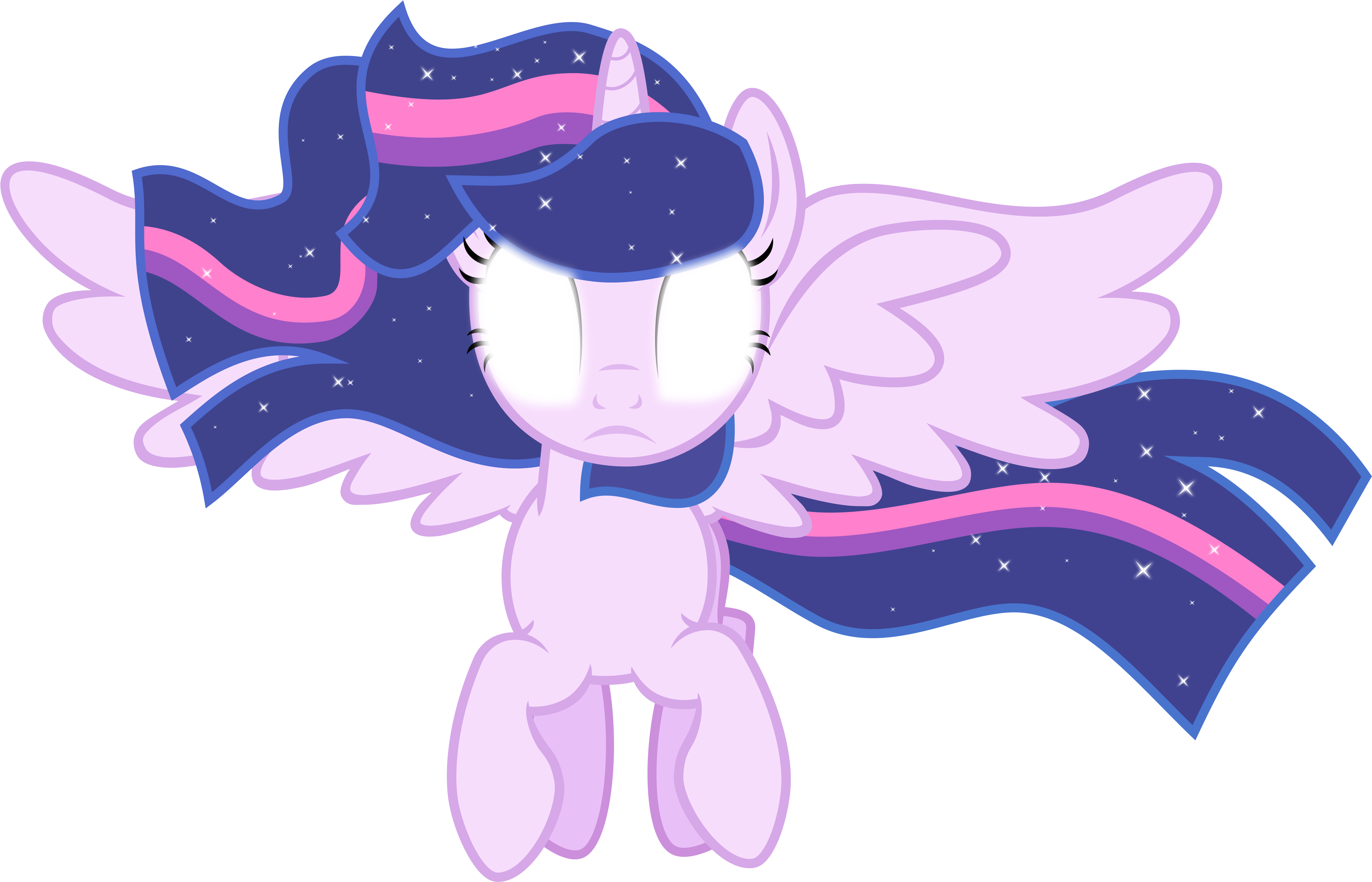 Magister39, Ethereal Mane, Female, Glowing Eyes, Magic - Princess Twilight Sparkle Power (6000x3900), Png Download