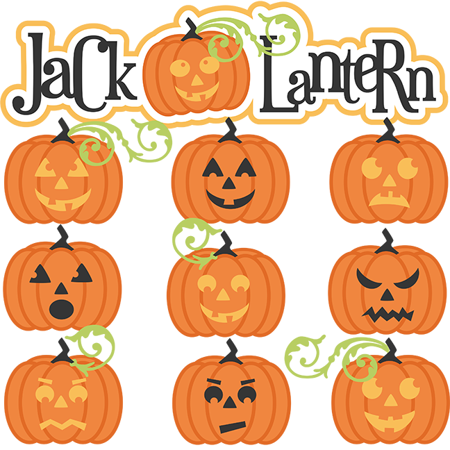 Jack O Lantern Svg Cut File For Scrapbooking Pumpkin - Jack O Lantern Svg Free (648x648), Png Download