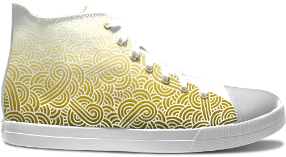 Ombre Yellow And White Swirls Zentangle - Ombre Pink And White Swirls Doodles Backpack (620x620), Png Download