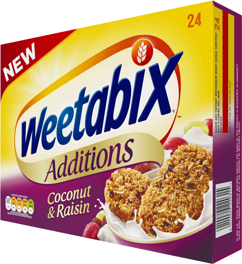 5677 Product Tile Banners Additions Coconut & Raisin - Weetabix Apple And Raisin (952x890), Png Download
