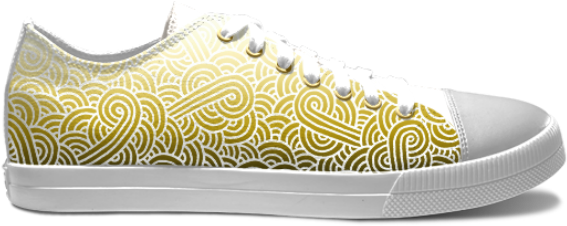 Ombre Yellow And White Swirls Doodles - Ombre Blue And White Swirls Doodles Backpack (620x620), Png Download