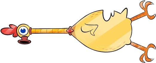 Rubber Chicken Magisword-0 - Mighty Magiswords (547x256), Png Download
