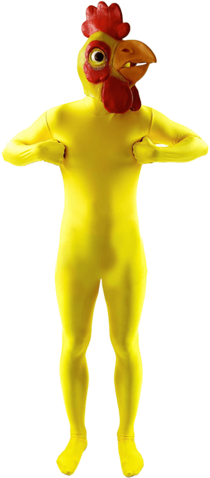 Morphsuit Jokers Masquerade - Chicken Morphsuit (600x951), Png Download