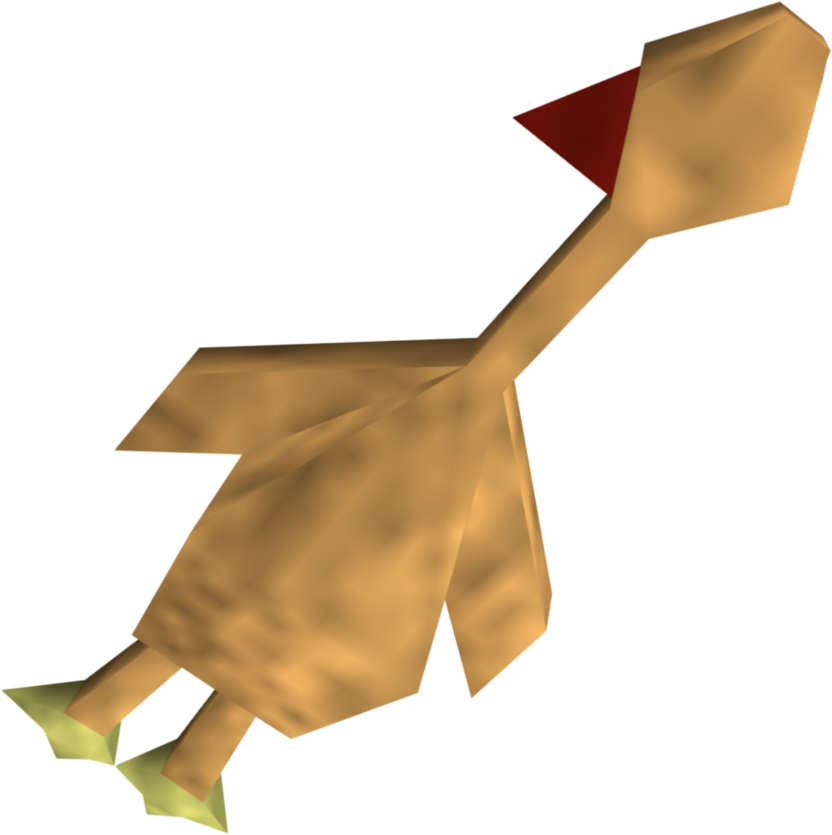 The Runescape Wiki - Rubber Chicken Runescape (832x835), Png Download