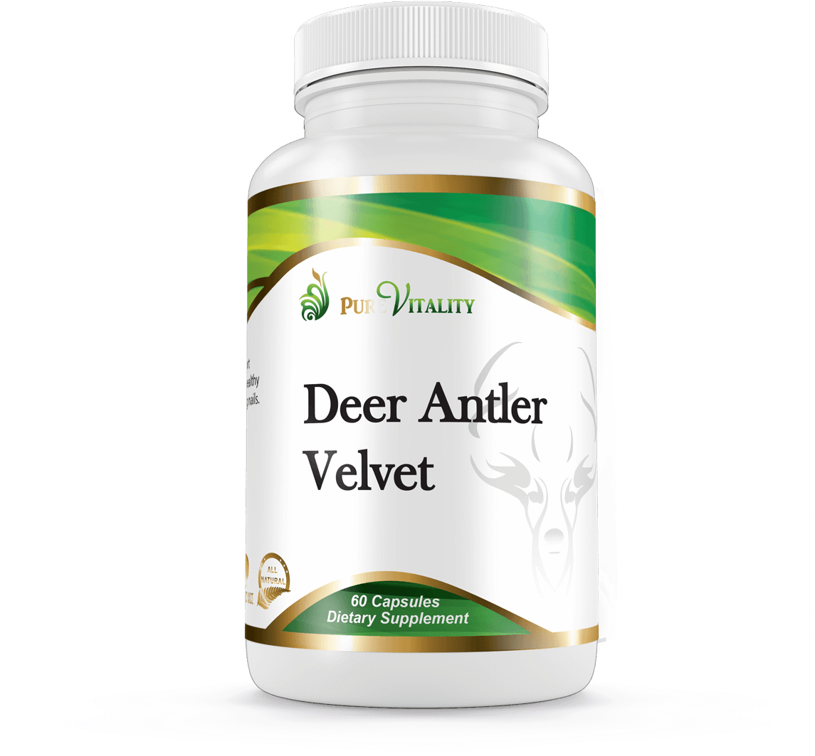 Deer Antler Velvet 60 X 250mg - Velvet Antler (1200x1164), Png Download