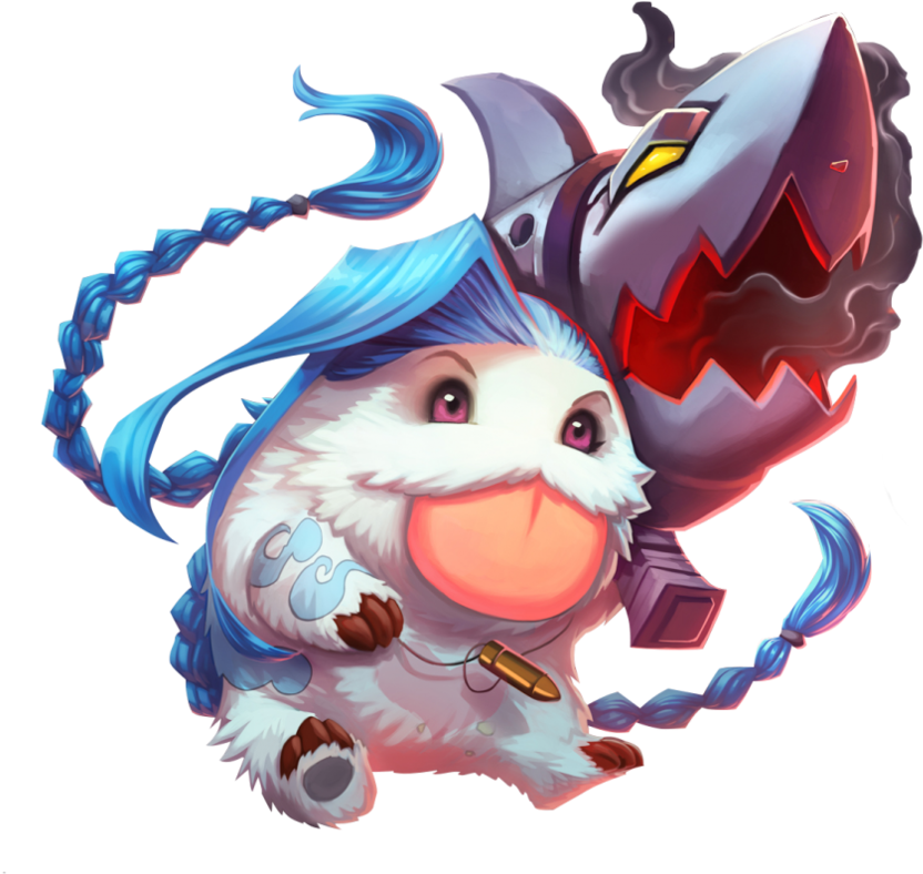 Jinx Png Hd - Poro Jinx Png (1016x787), Png Download