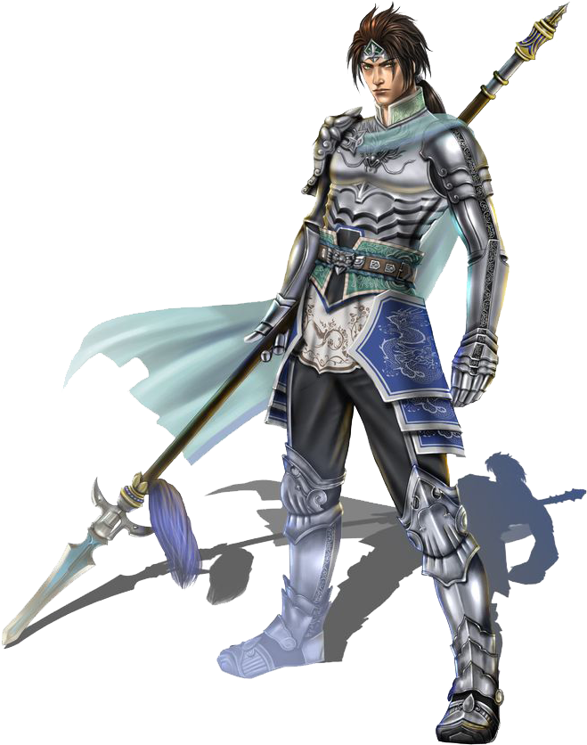 Warrior Transparent Png Sticker - Zhao Yun Dynasty Warriors 6 (736x868), Png Download