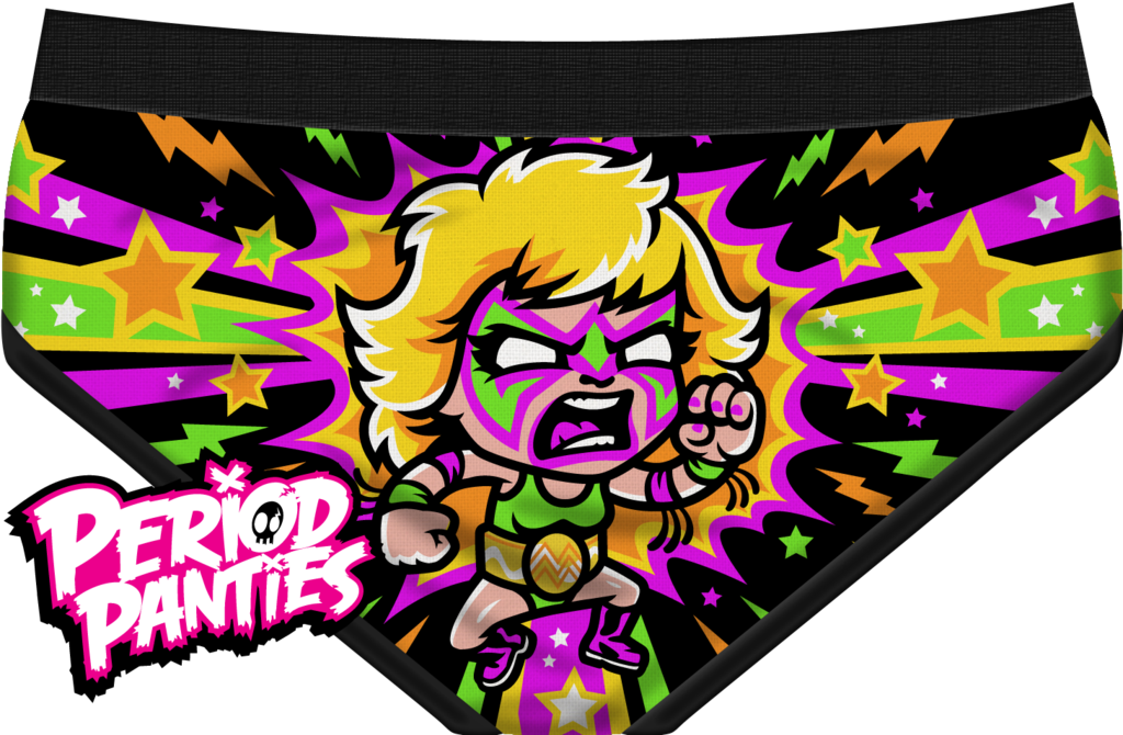 Menstrualmania Ultimate Warrior Panties - Camp Blood Period Boyshorts (1024x670), Png Download