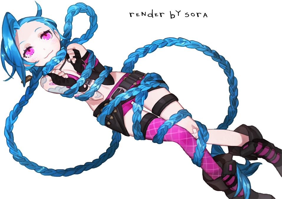 Jinx Png Photo - League Of Legends Jinx Cute (1023x729), Png Download