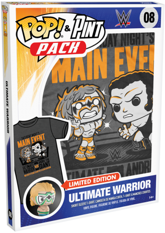 Ultimate Warrior (brand New) - Funko Pop! Tees Green Ranger (560x560), Png Download