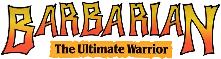 Barbarian The Ultimate Warrior Logo (749x201), Png Download