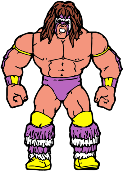 Cartoon H&m Clip Art - Ultimate Warrior Cartoon (630x630), Png Download