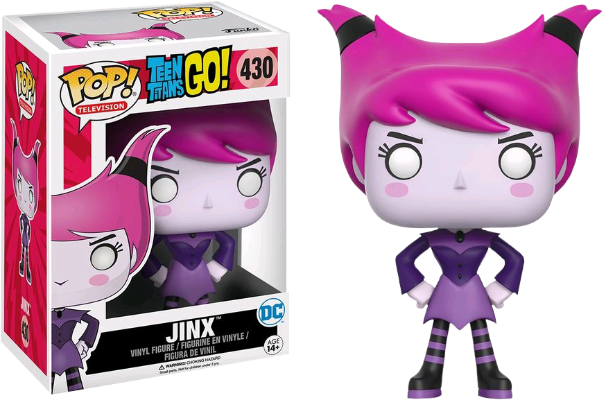 Jinx Pop Vinyl Figure - Jóvenes Titanes Funko Pop (874x577), Png Download