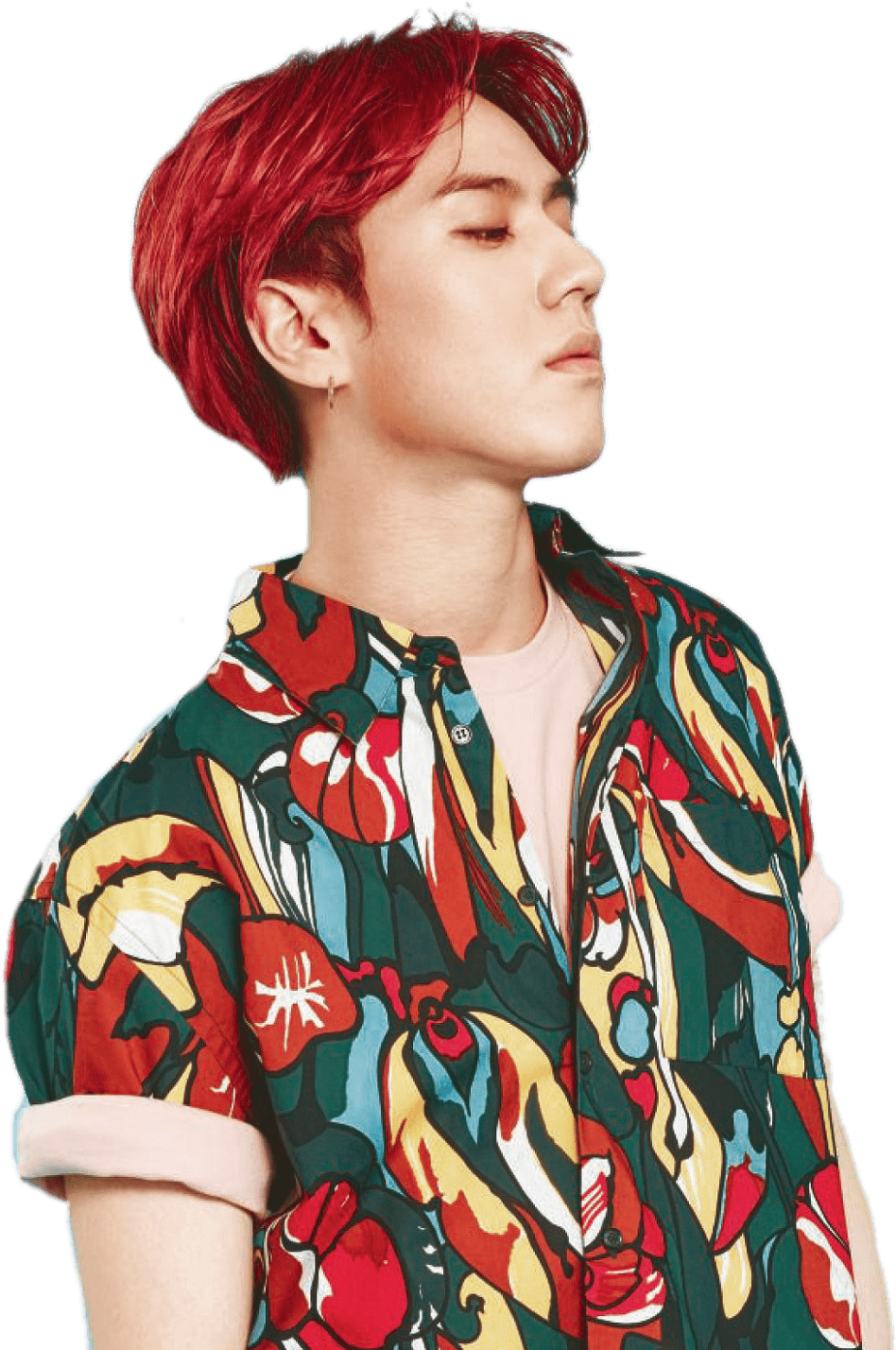 Got7 Yugyeom Flower Print - Yugyeom Got7 (1080x1444), Png Download