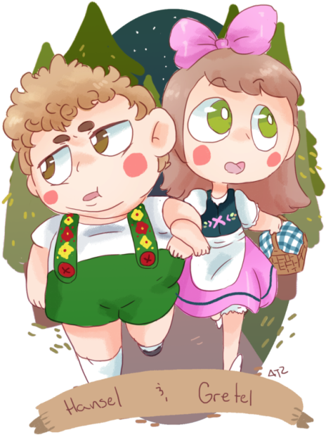 Cartman & Heidi // South Park - Hansel Y Gretel Fanart (500x666), Png Download