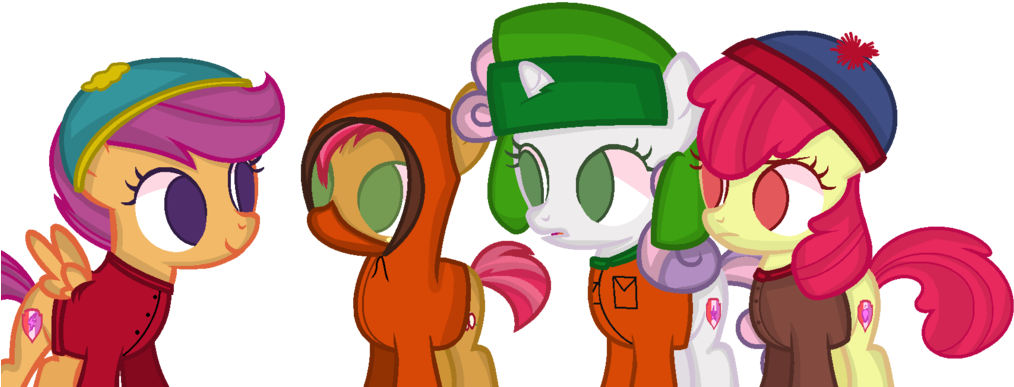 Apple Bloom, Artist - Cartoon (1024x386), Png Download