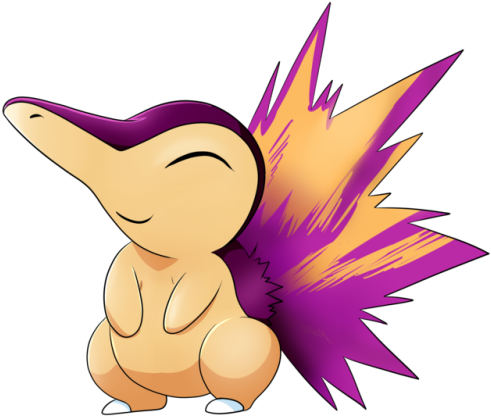 I Have This Habit Of Drawing Whatever Pokemon I'm Shiny - Typhlosion Shiny Gen 2 (500x457), Png Download
