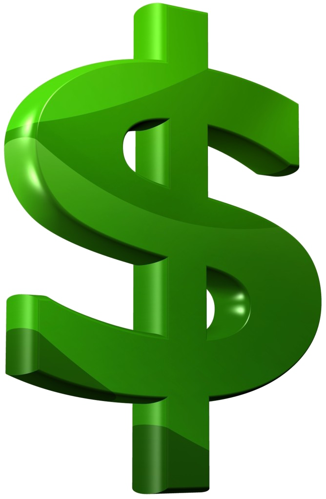 Green Dollar Download Transparent Png Image - Portable Network Graphics (668x1024), Png Download