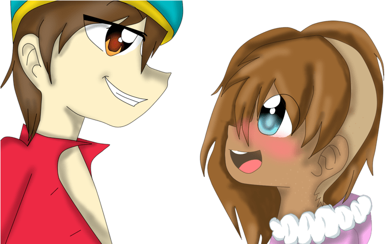 Commision] Heffer X Cartman By Riripika On Deviantart - Dan-san (800x491), Png Download