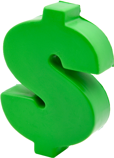 Mcn 005 A Dollar Sign - Number (412x566), Png Download