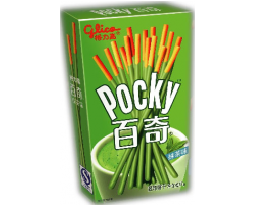 Strawberry Pocky - Pocky Biscuit Sticks (green Tea Flavour) - Pocky (500x500), Png Download