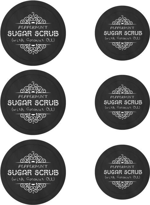 Mason Jar Labels For Peppermint Sugar Scrub - Beautiful Laptop Sleeve - 13" (550x688), Png Download