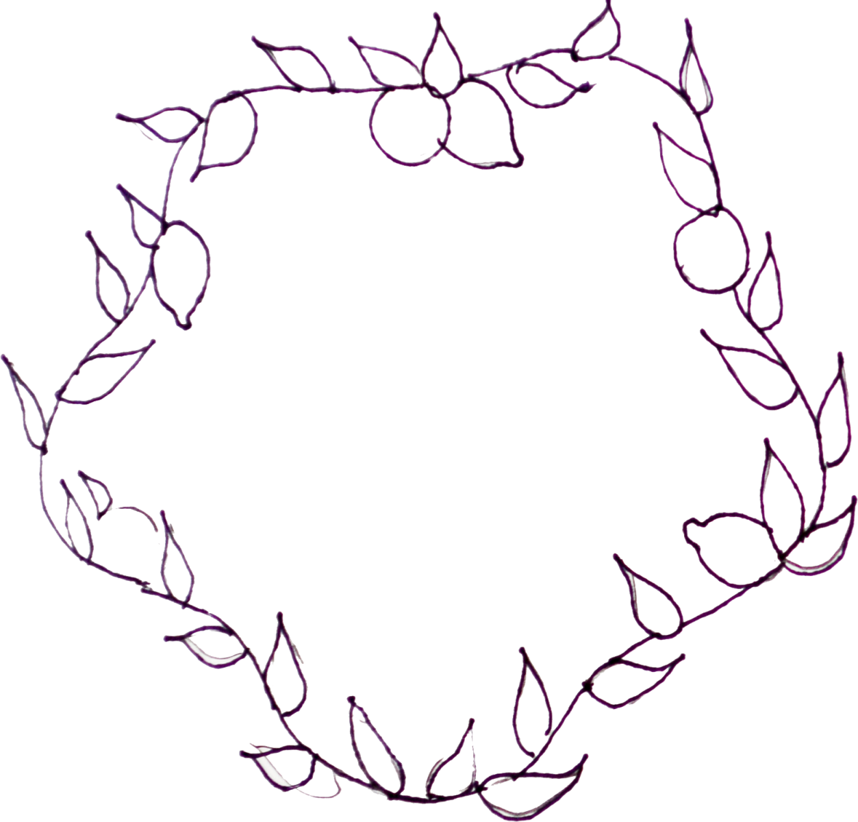 I Made My Labels By Doing A Quick Sketch, And Creating - Circle (1253x1200), Png Download