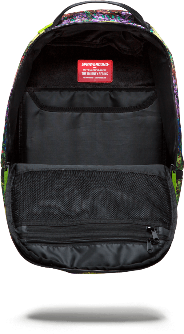 Sprayground Backpacks Open (960x1225), Png Download