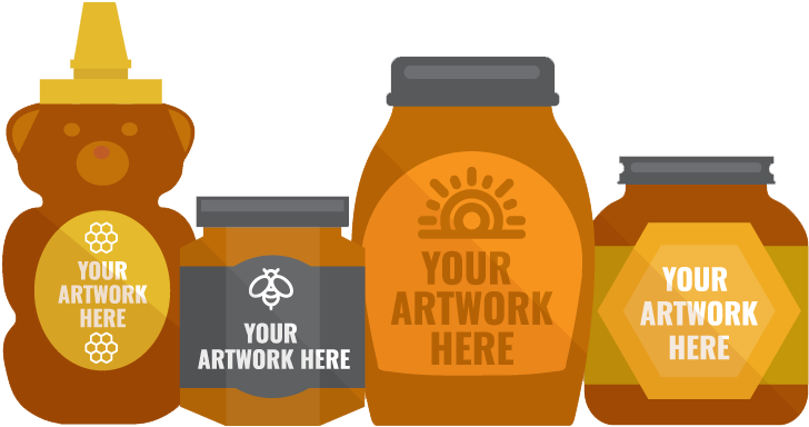 Find The Best Custom Shaped Label To Match Your Custom - Label (800x404), Png Download