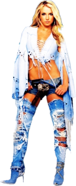 Share This Image - Britney Spears Photoshoot Png (248x600), Png Download