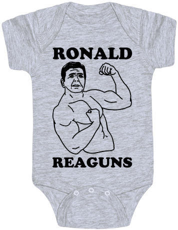 Ronald Reaguns Baby Onesy - Blessed By God Spoiled By Grandma (484x484), Png Download