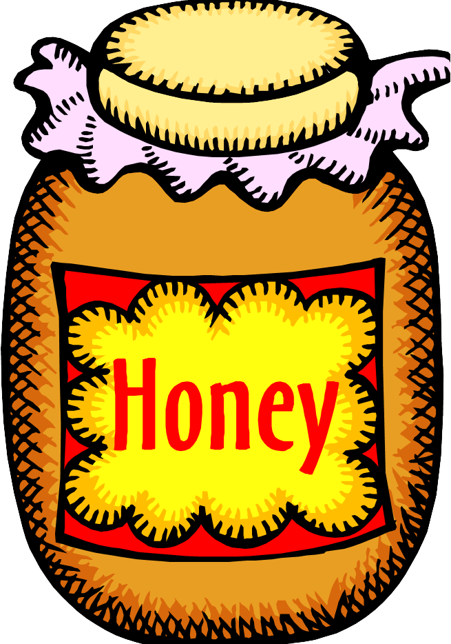 I Need A Hero - Jar Of Honey Cartoon (655x934), Png Download