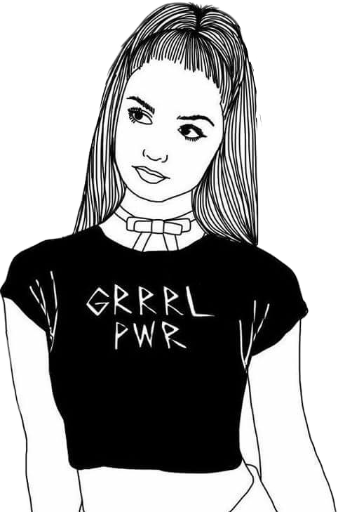 Download Britney Spears Clipart Outline - Outline Girl ...