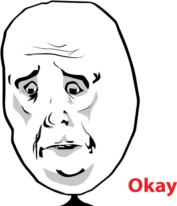 Click To Expand - Okay Face Png (618x800), Png Download