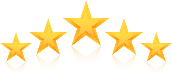 Stars - Five Stars (600x319), Png Download