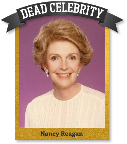 As First Lady From 1981 Through 1989 Nancy Was Best - Print: Nancy Reagan, 36x28cm. (441x529), Png Download