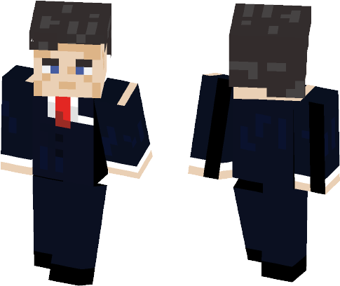 Male Minecraft Skins - Minecraft Skin John Wick (584x497), Png Download