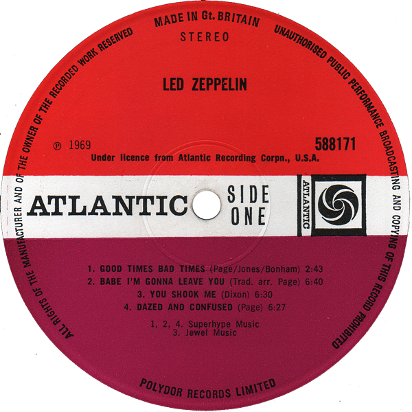 588171 Led Zeppelin - Iron Butterfly In A Gadda Da Vida Cd Cover (600x600), Png Download